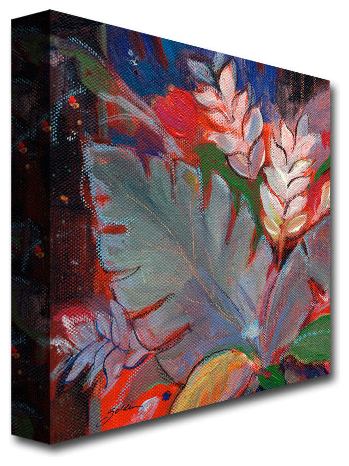 'Tropic Night II' Canvas Art by Sheila Golden
