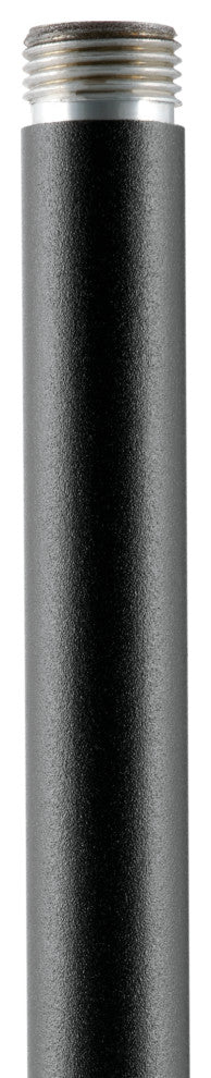 Textured Architectural Bronze 12" Accessory Stem, 1/2" diameter