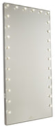 Hollywood Glow Lite Full Length Mirror, Silver