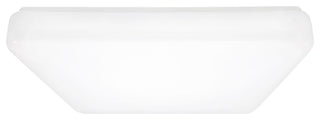 Vitus Small LED Square Ceiling Flush Mount, White