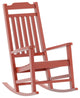 Winston All-Weather Poly Resin Wood Rocking Chair, Red