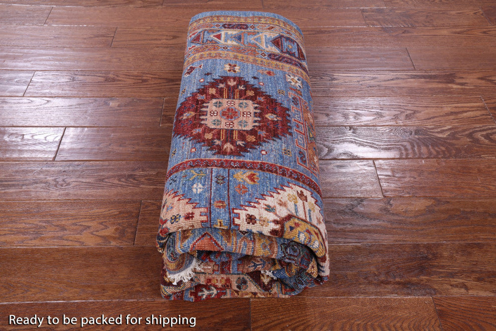 Fine Turkmen Ersari Handmade Wool Rug 5' 8" X 8' 6" Q11214