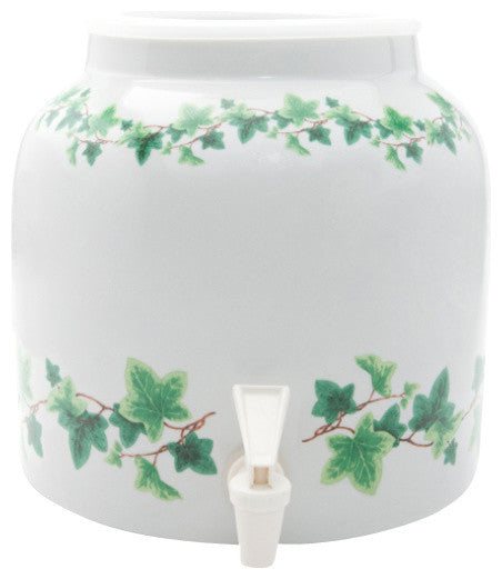 Goldwell Designs Ivy Wrap Design Water Dispenser Crock