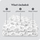 Bare Home Cotton Flannel Sheet Set, Feelin' Foxy, King