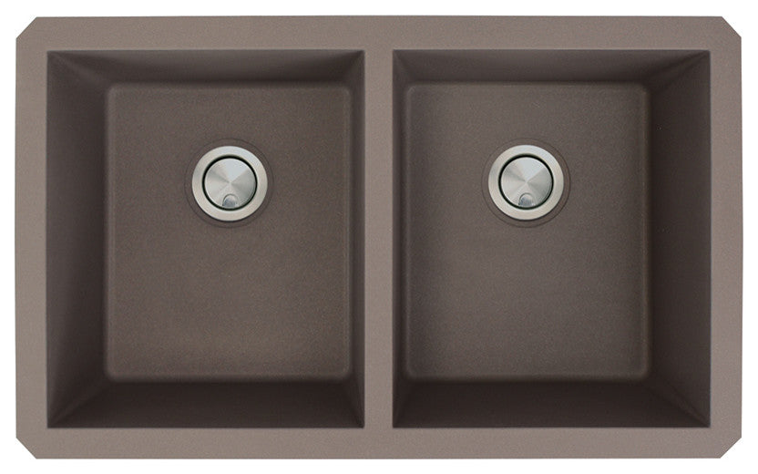 Transolid Radius Granite 31-in Undermount Kitchen Sink