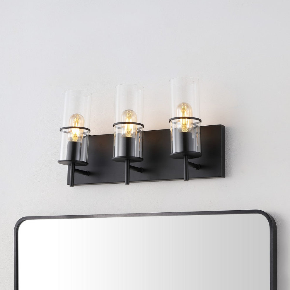 Safavieh Jester 3 Lt 19" Wall Sconce, Black