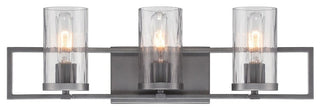 Elements 3-Light Bath Bar, Charcoal