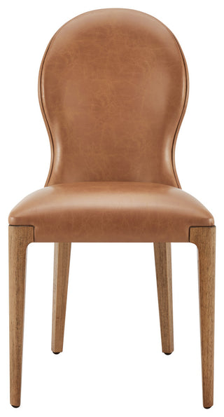Eldoris Dining Side Chair,, Set of 2, Borneo Chocolate, Pu
