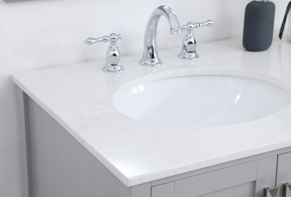 Isabel Grey 36" Single Sink Bathroom Vanity