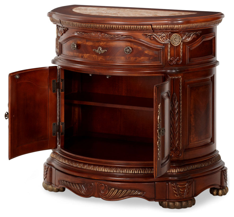 Cortina Bedside Chest, Honey Walnut