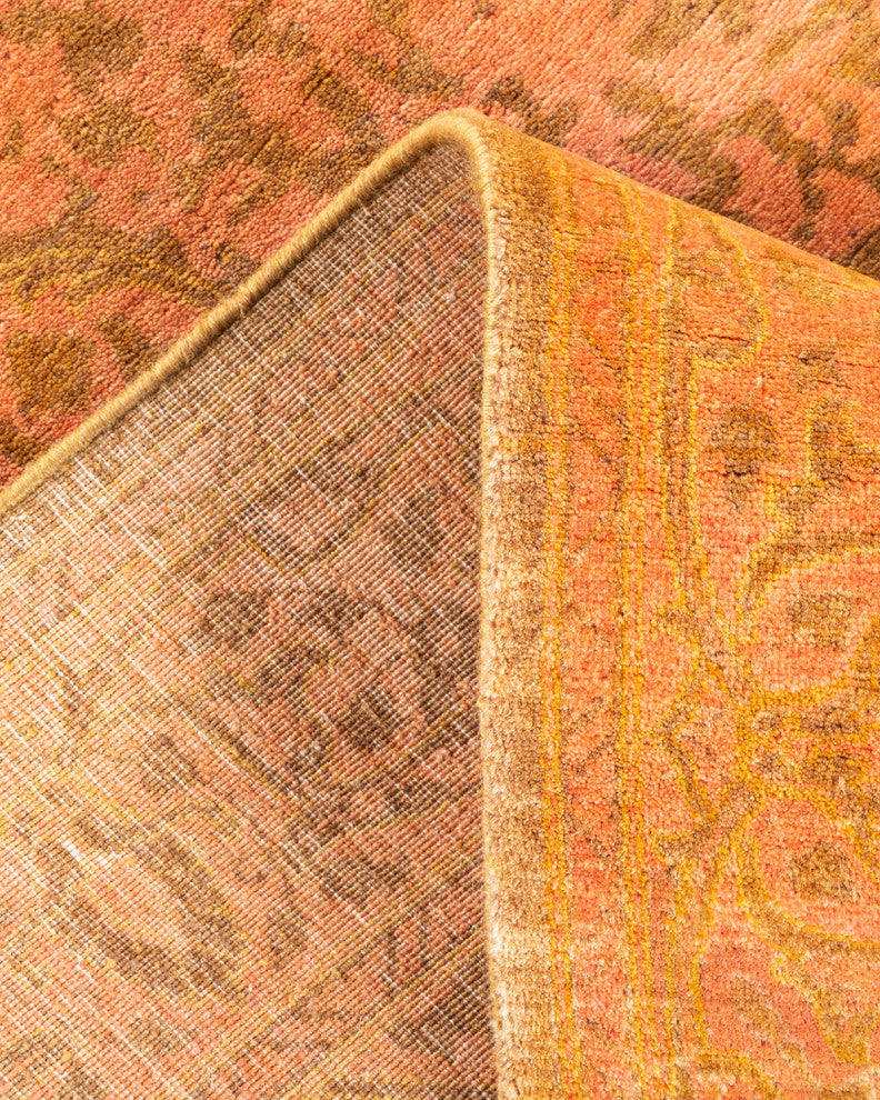 Tangyan One-of-a-Kind Hand-Knotted Runner Yellow, 2'8"x14'2"