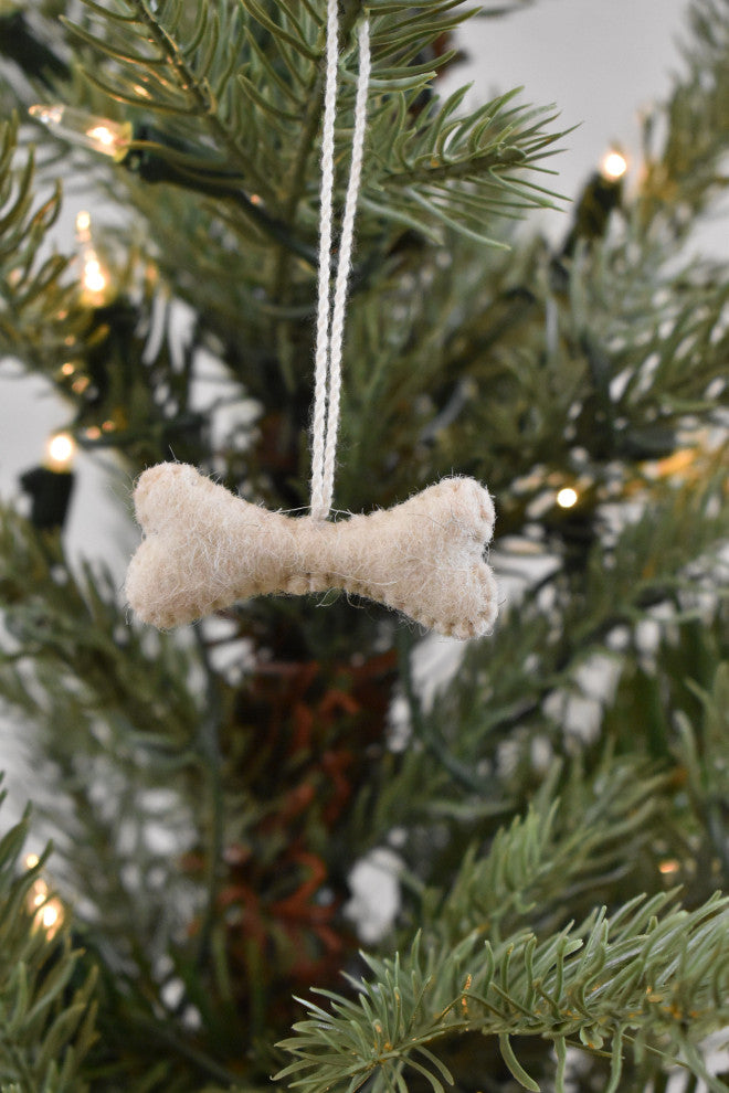 Dog Themed Christmas Decoration Set for Table Top Trees - 9 Pieces