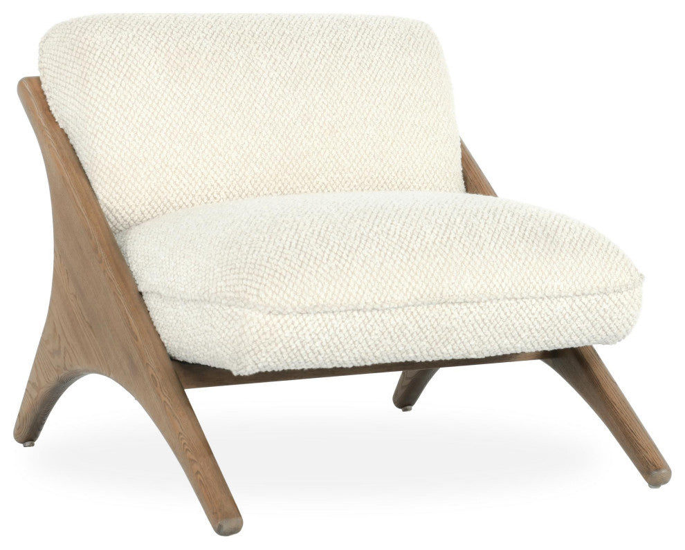 Georgia Beige Fabric Accent Chair
