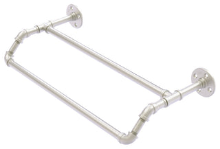Pipeline Double Towel Bar, Satin Nickel, 36"