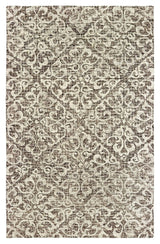 Tallavera 55607 Rug, Brown/Ivory, 3'6"x5'6"