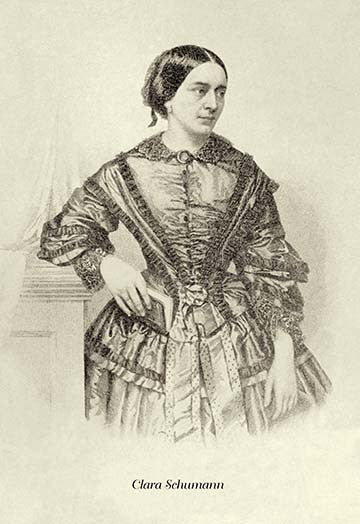 Clara Schumann - Gallery Wrapped Canvas Art 28" x 42"