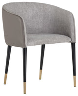 Asher Chair, Flint Gray/Napa Taupe