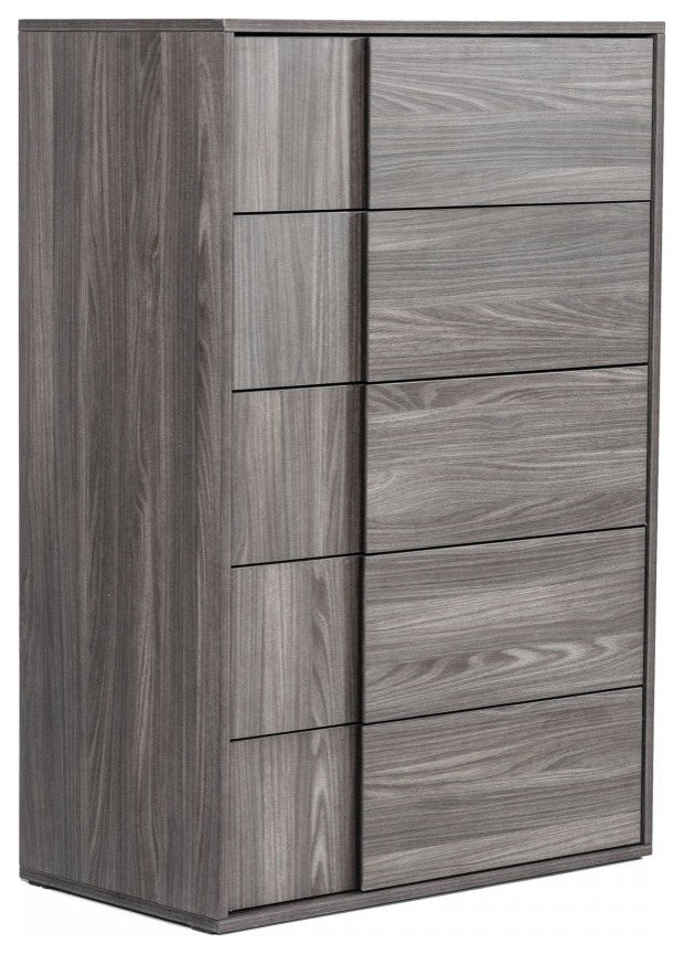 Nova Domus Asus Italian Modern Elm Gray Chest