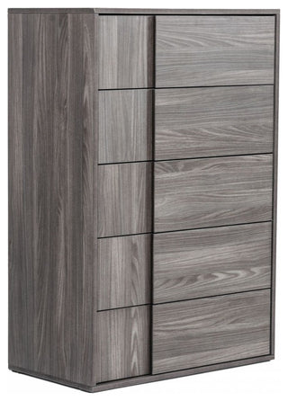 Nova Domus Asus Italian Modern Elm Gray Chest