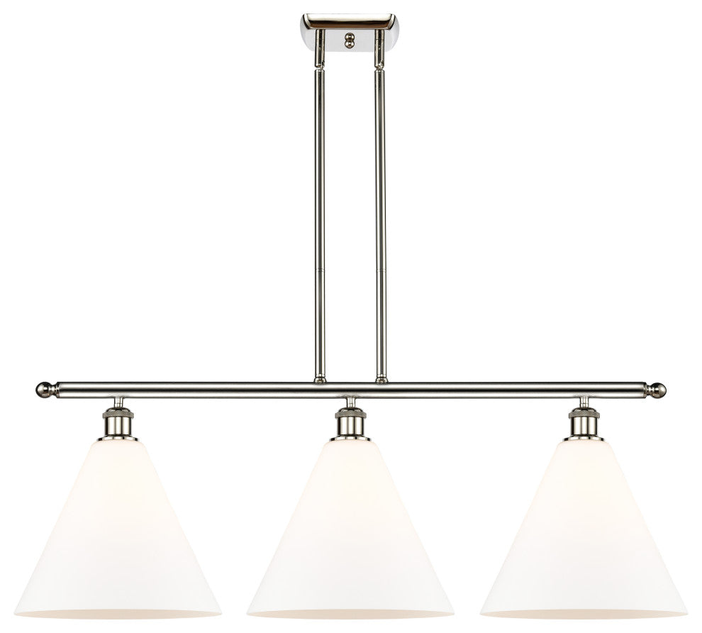 Innovations 516-3I-PN-GBC-121-LED 3 Light Island Light, Polished Nickel