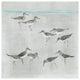 "Sandpipers Gray" Digital Paper Print by Avery Tillmon, 38"x38"
