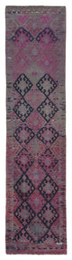 Rug N Carpet - Handmade Anatolian 2' 7" x 10' 2" Antique Runner Rug