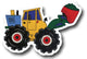 Dump Truck Front Loader Wooden Drawer Pull