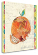 "Fruit Collage IV - Orange" By Courtney Prahl, Giclee on Gallery Wrap Canvas