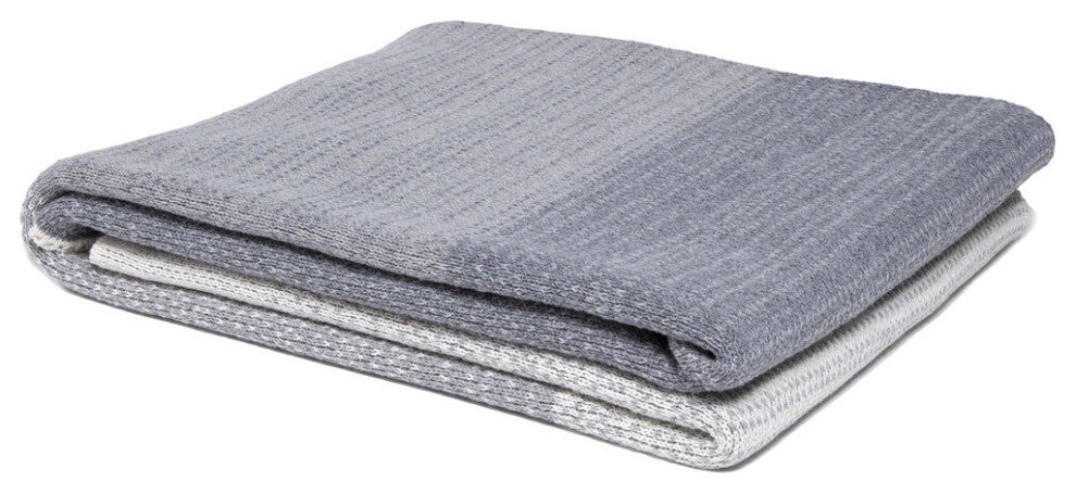 In2green Digital Ombre Eco Throw, Alum/Smoke/Milk