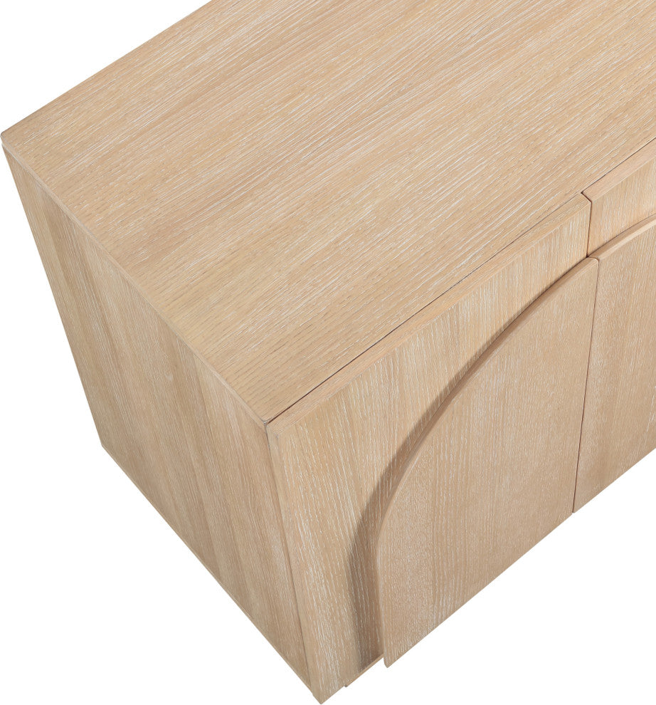 Navona Oak Veneer Sideboards / Buffet, Natural, 5pc