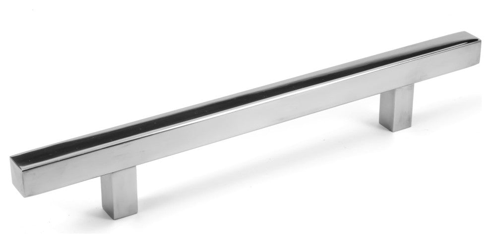 Celeste Pi Square Bar Pull Cabinet Handle Polished Chrome Stainless, 5"x8"