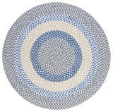 Colonial Mills Blokburst BK59 Blueberry Pie Kids/Teen Area Rug, Round 4'x4'