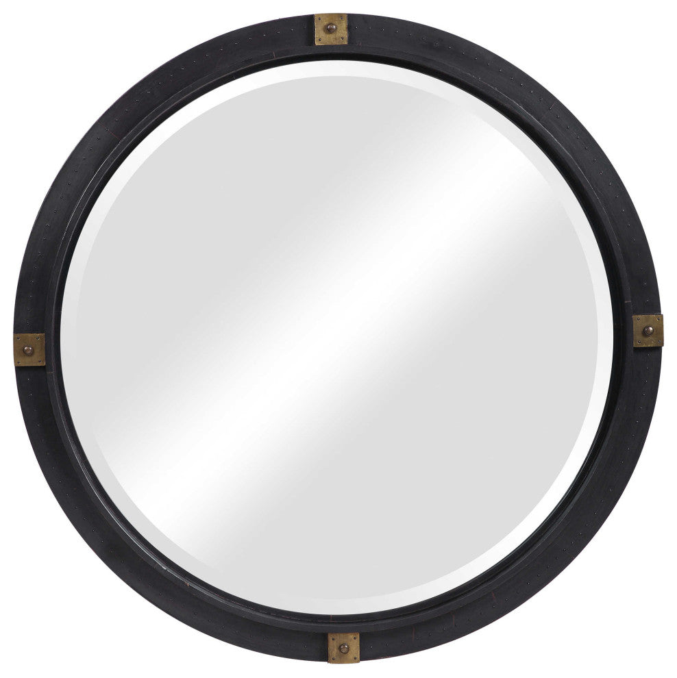 Uttermost Tull Industrial Round Mirror