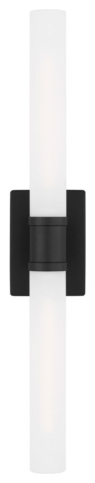 Keaton Large Two Light Wall / Bath, Midnight Black