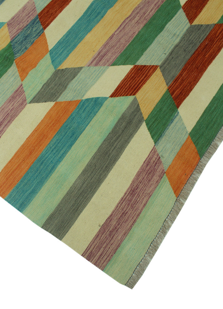 Winchester Kilim Tye Ivory Rug