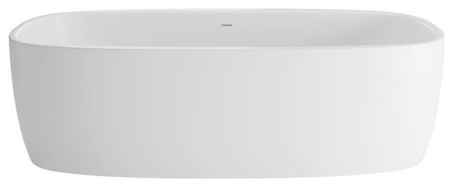 Aquatica Coletta White Freestanding Solid Surface Bathtub