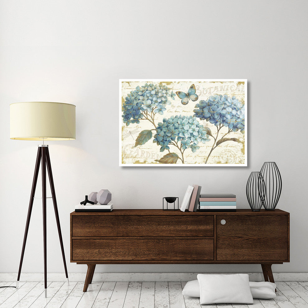 "Blue Garden I" Digital Paper Print by Daphne Brissonnet, 50"x34"