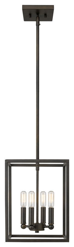 Cobar 4-Light Oil-Rubbed Bronze Pendant
