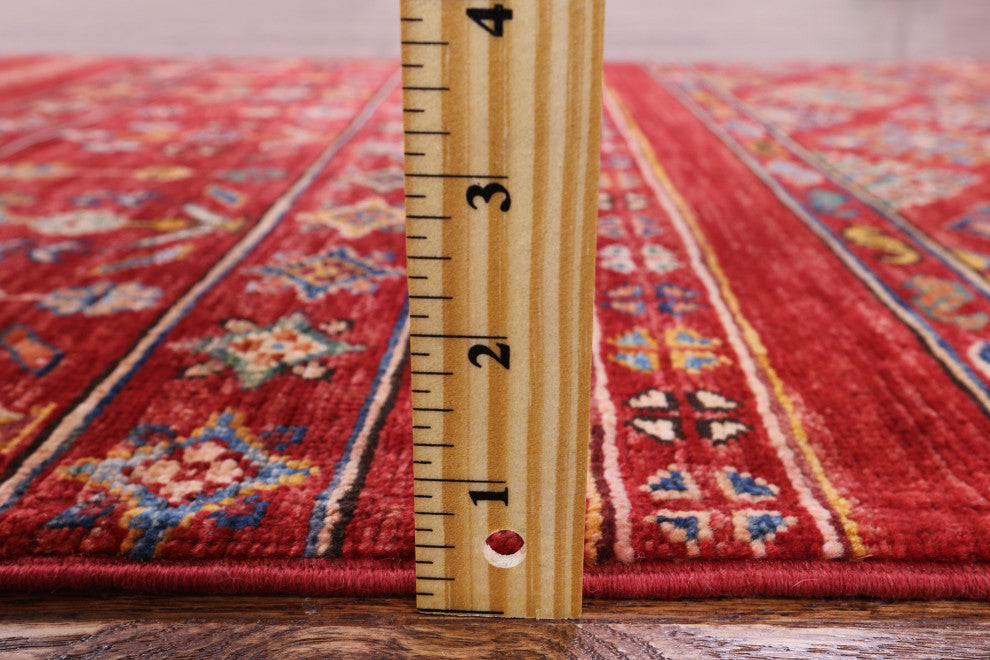2' 7" X 10' 5" Hand Knotted Persian Gabbeh Tribal Runner Rug Q5717