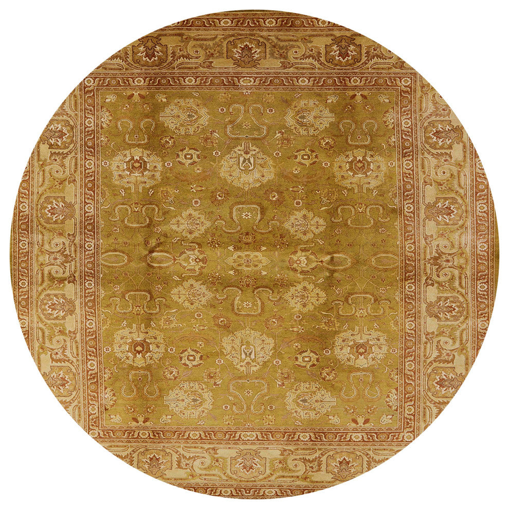 Ahgly Company Indoor Round Mid-Century Modern Area Rugs, 7' Round