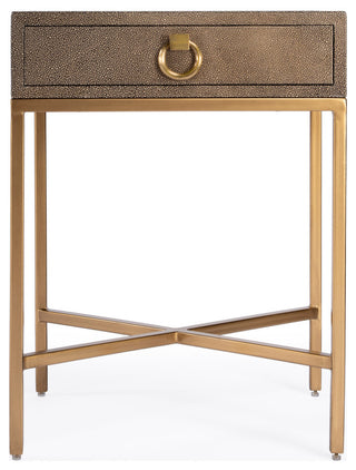 Alternate white background full view of the product with drawer closed (front view).