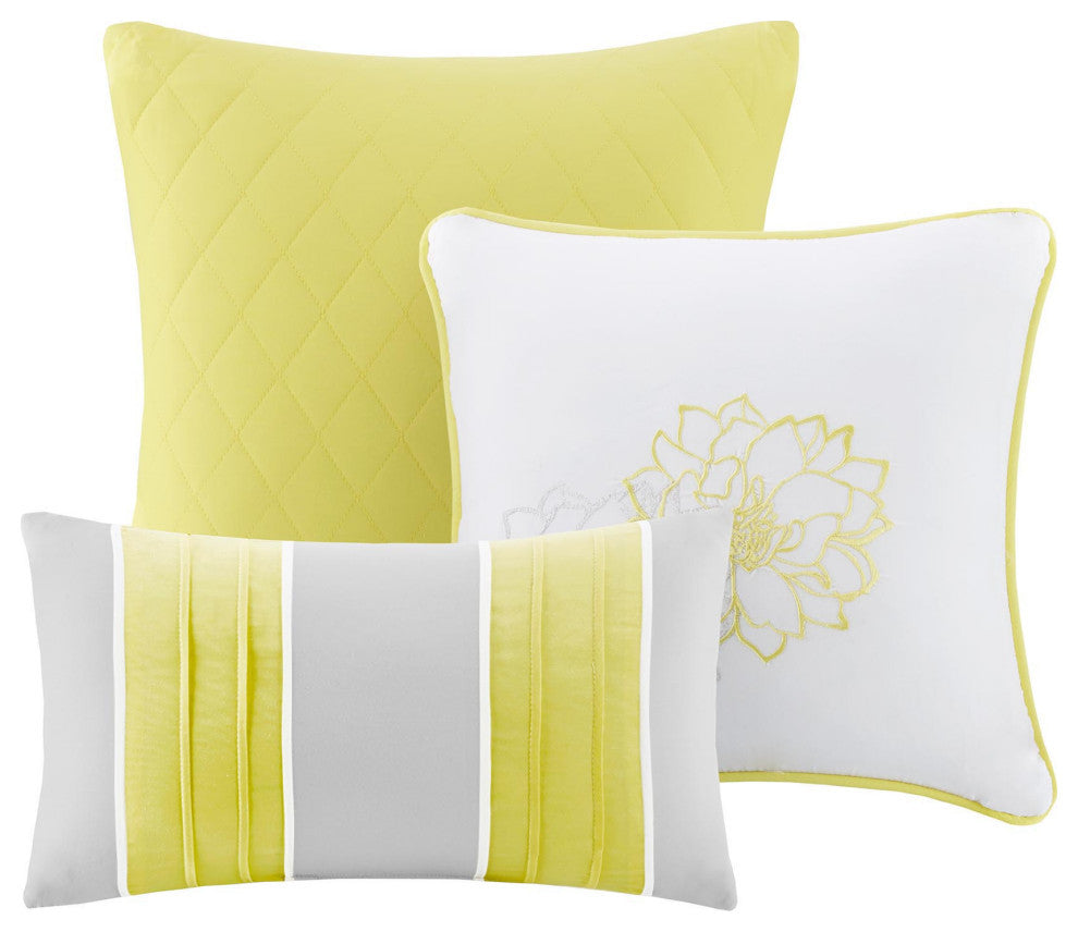 Madison Park Lola Comforter Set in Yellow