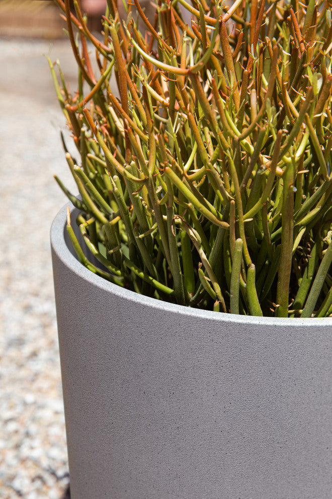 Pure Series Kona Planter, Grey, 10 Inches, 1 Pack