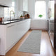 Indoor/Outdoor Laidley LA1 Grey Machine Washable 2'3" x 7'6" Rug