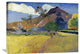 "Tahitian Landscape with a Mountain" Artwork, 36"x26"