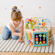 Preschool Play Lab Wooden learning 7side Cube