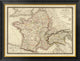 "Carte generale des Gaules, 1821"  by Adrien Hubert Brue, 34x26"