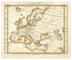 "Karte Von Europa, 1837" Digital Paper Print by Heinrich Berghaus, 18"x15"