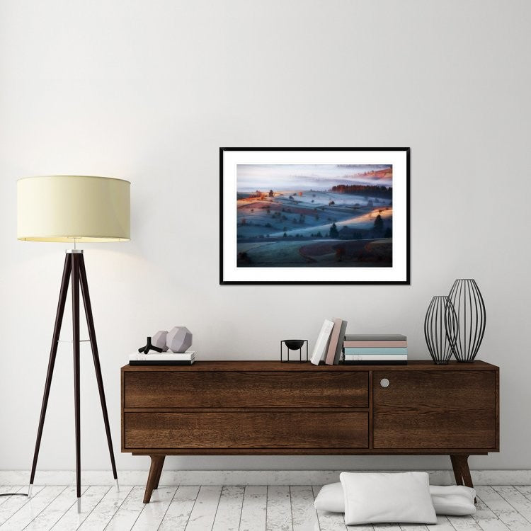"Mist" Framed Digital Print by Amir Bajrich, 44x32"