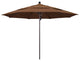 Fiberglass Umbrella Bronze, Teak